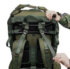 Särmä TST RP80 recon pack. Shoulder harness load lifters.