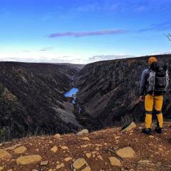 Kevo Canyon as a Kebnekaise rebound