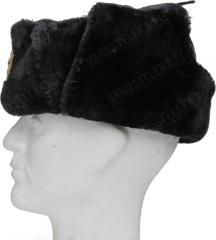 Russian fur hat with Soviet cockade.