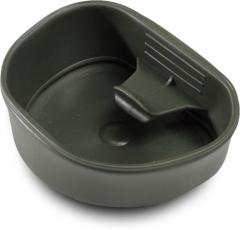 Swedish folding cup, green, surplus.