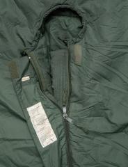 British modular "Defence 4" sleeping bag, surplus. Note the drawcord adjustment.