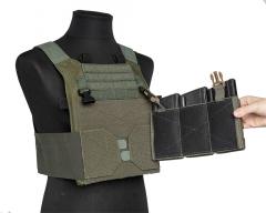 Esstac Daeodon Front Panel Pouches, Triple 762.