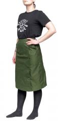 Swedish M59 field skirt, green, surplus.