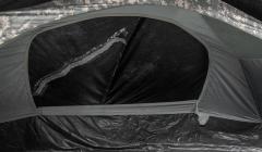 US ICS one-man tent, UCP, surplus. A view on the porch through the other door.