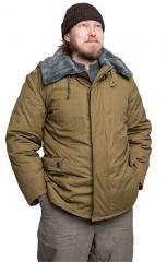 Soviet winter jacket, super stylish, green-brown, surplus. 