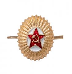 Soviet officer's cockade, metal, full colour, surplus.