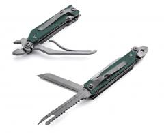 Russian Ratnik 6E6 multitool, Digiflora/green, surplus. All the blades are one hand openable.