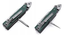 Russian Ratnik 6E6 multitool, Digiflora/green, surplus. Phillips head screwdriver and punch/sewing awl.