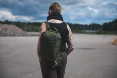 Särmä TST CP10 Mini Combat Pack w. Padded Shoulder Straps. Previous version with fixed shoulder straps pictured.