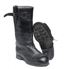 Soviet fireman's leather boots #1.