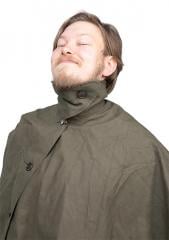 Dutch Rain Poncho, Olive Drab, surplus.