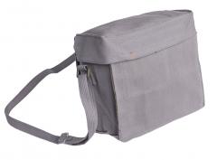 Danish gasmask bag, gray, surplus