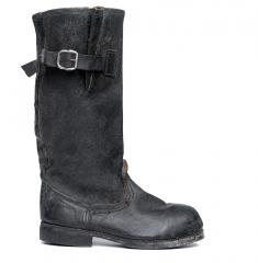 Soviet Kirza winter boots with buckles, surplus.