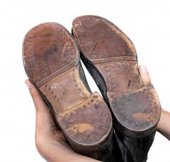 Soviet marine leather boots #2.