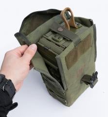 Särmä TST PKM ammo can pouch, 100 rnd, prototype, used.