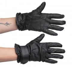 Austrian leather gloves, lined, surplus. 