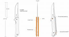 Ruike Hussar P121 folding knife.