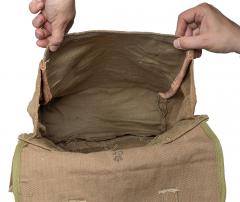 Danish Pattern 37 style pack, green/tan, w/o shoulder straps, surplus.