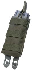 Blackhawk Single M4/M16 Open Top Mag Pouch, Green, Surplus