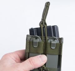 Blackhawk Single M4/M16 Open Top Mag Pouch, Green, Surplus.