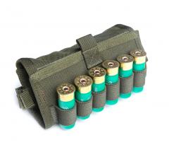 Blackhawk Shotgun 19-Round Vertical Pouch, Green, Surplus, unissued.