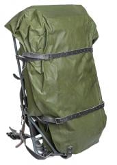 Finnish external frame rucksack, green, surplus. Grade 1.
