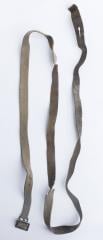 Finnish leather sling, heavily used, surplus.