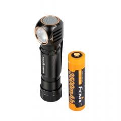 Fenix HM61R Black Edition Headlamp. Comes with a rechargeable 18650 Li-Ion battery.