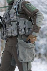 Swedish SVS 12 Combat Vest With Pouches, Green, surplus.