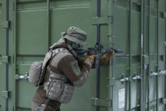 Swedish SVS 12 Combat Vest With Pouches, Green, surplus.