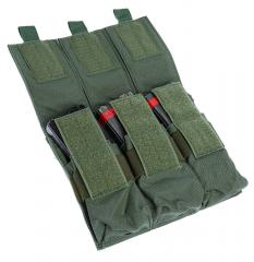 London Bridge Trading Triple M4 Ammo Pouch, surplus. Suitable for three to six 5.56 NATO magazines.