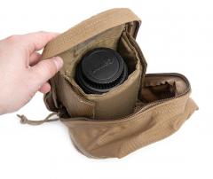 Tactical Tailor AN/PVS-14 Padded Optics Case, Coyote Brown, surplus.