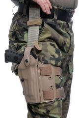 Safariland 6004 SLS Tactical Holster, Beretta 92, Coyote Brown, surplus.