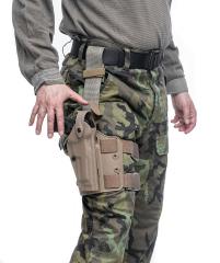 Safariland 6004 SLS Tactical Holster, Beretta 92, Coyote Brown, surplus.