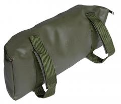 French Rubberized Pouch, Surplus. Hook-n-loop attachment straps on the back.