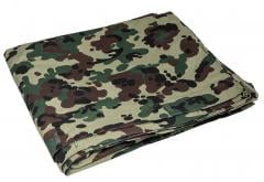 Romanian Plash-palatka Rain Cape/Shelter Half, Camouflage, Surplus.