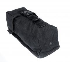 Dutch General Purpose Pouch, Small, Black, Surplus. Drain grommet in the bottom.