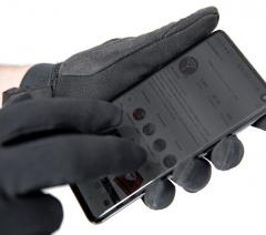 Magpul Technical Glove 2.0. The thumb, index, and middle fingers on both hands are touchscreen compatible.