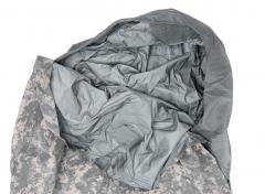 US IMSS Modular Sleeping Bag System, black/green, w. UCP Gore-Tex cover, surplus.