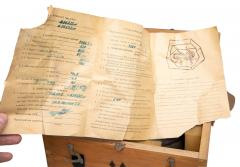 Soviet Gyroscope in Wooden Case, surplus.