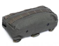 Paraclete Horizontal General Purpose Pouch, Medium, Smoke Green, surplus. Drain grommets in the bottom.