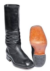 Finnish Accordion Shaft Leather Boots, good as new, 39.