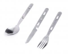 AB Field Cutlery Set, Three-piece, Stainless Steel.