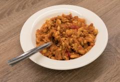 British Field Ration Bag, Surplus. Chicken and Pasta with Spicy Tomato Sauce (Halal)