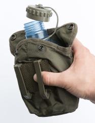 Austrian Canteen with Pouch, Transparent, Surplus. 