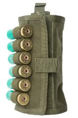 Blackhawk Shotgun 19-Round Vertical Pouch, Green, Surplus, used.