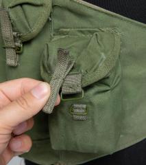 Chicom Type 85 Chest Rig, Surplus. Unlike the older rigs that had wooden toggles, the pouches are closed with metal buckles.