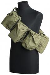 Czechoslovakian ZBP M80 Medical Bag, with contents, no drugs, Surplus. The smaller bags can be attached to each other and wrapped around the body.