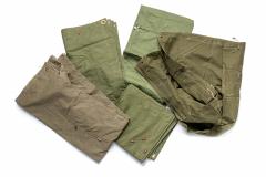 Romanian Plash-palatka Rain Cape/Shelter Half, Green, Surplus.
