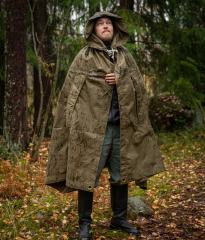 Romanian Plash-palatka Rain Cape/Shelter Half, Green, Surplus.